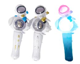 12 of Led Light Up Astronaut Wand Assorted