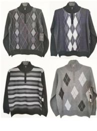 12 of Mens Quarter Zip Pullover Sweater