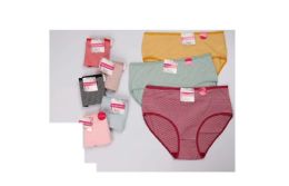 Ladies Striped Jacquard Underwear