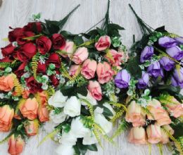 12 of 18pcs Tube Rose In A Bouquet