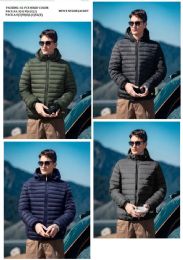 12 of 12 Mens Fashion Puffer Jacket In Navy Pack A: S-xl