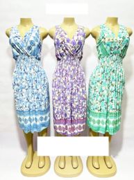 Ladies Ruched Long Dress