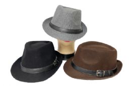 12 Packs Winter Fedora Hats 12pc Pack - Winter Sets Scarves , Hats & Gloves