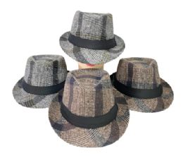 12 Packs Winter Fedora Hats 12pc Pack - Winter Sets Scarves , Hats & Gloves