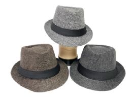 12 Packs Winter Fedora Hats 12pc Pack - Winter Sets Scarves , Hats & Gloves