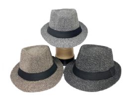 12 Packs Winter Fedora Hats 12pc Pack - Winter Sets Scarves , Hats & Gloves