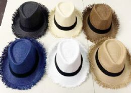 12 Packs Fancy Fedora Hats 12pc Pack - Winter Sets Scarves , Hats & Gloves