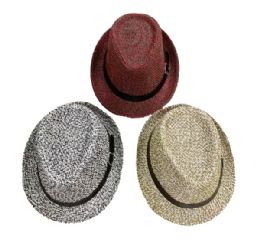 12 Packs Fedora Hats 12pc Pack - Winter Sets Scarves , Hats & Gloves