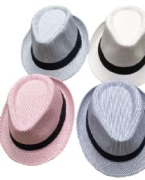 12 Packs Summer Fedora Hats - Winter Sets Scarves , Hats & Gloves