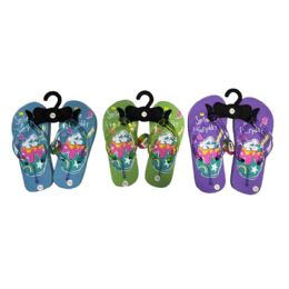 Wholesale Footwear Girls Flip Flops 3 Assorted