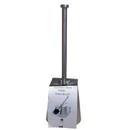 6 pieces London Fog Stainless Steel Scope Toilet Brush And Holder - Toilet Brush