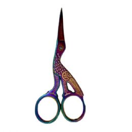 24 pieces Legacy Nails Professional Multicolor Bird Beauty Scissor - Manicure and Pedicure Items