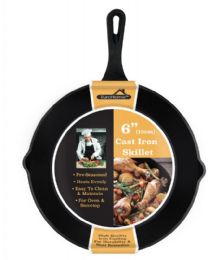 12 of 6" Cast-Iron Skillet