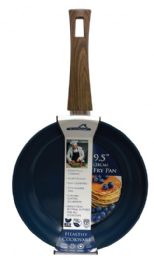 6 of 9.5" Ceramic Coated Induction Pan-Blue
