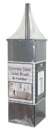 12 of Stainless Steel Square Toilet Brush Holder