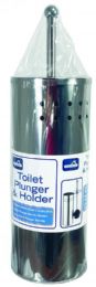 12 of Stainless Steel Toilet Plunger & Holder