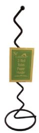 24 of Bronze Zig Zag Toilet Paper Holder