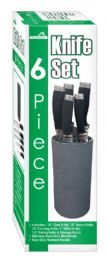 8 of 6 Piece Knife Set W/storage Block
