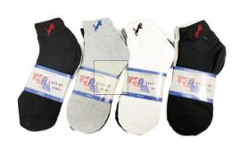 144 Pairs Mens' Ankle Socks 10-13 - Mens Ankle Sock