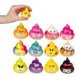 600 pieces 2inch Squish Poop - Slime & Squishees