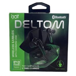 6 pieces Ijoy Deltom True Wireless Earbuds With Charging Case - Store
