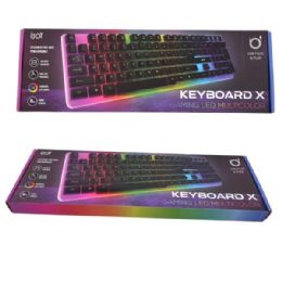6 pieces Ijoy Keyboard X Multi Color Led Gaming Keyboard - Store