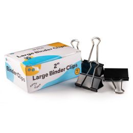 60 Wholesale Binder Clips Large 2 In 12pk