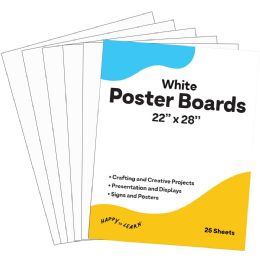 2 Pieces Board, 22x28 , 25 count, White - Poster & Foam Boards