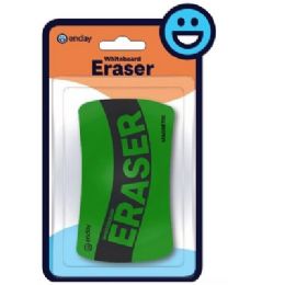 192 pieces Felt Whiteboard Eraser, Green - Erasers