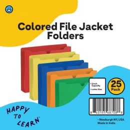 Inch File Jackets Colored 25-count - File Folders & Wallets
