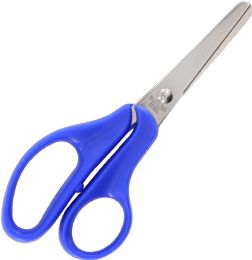 24 pieces Blunt Tip School Scissors Soft Comfort Grip Handles 5-inch, Blue (24-count) - Scissors