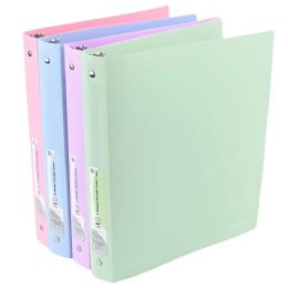 48 Pieces 2inch Binder Flexible Cover With View, Assorted Colors 12 count - Binders