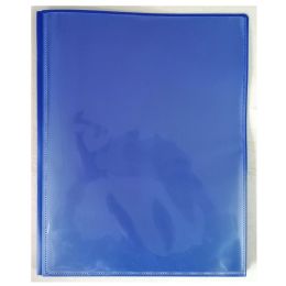 48 of Poly 2-Pockets Portfolio W/ 3-Prong, With View Blue