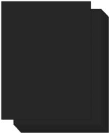 24 pieces Construction Paper, 9inchx 12inch Black (100-count) - Paper
