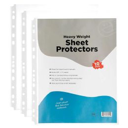 96 Pieces Heavy Weight Top Loading Sheet Protectors 10 count - Binders