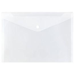 500 pieces V-Flap Letter Size Document Holder Poly Envelope Clear - Envelopes