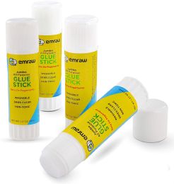 4 pieces Jumbo, White Glue Stick 1.27 Oz (36g) (24/count) - Glue