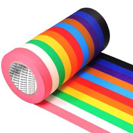 4 pieces Masking Tape 1inch X 60 Yards Assorted Colors 11 count - Tape