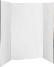 24 pieces Trifold Poster Board 36inch X 48inch, White Presentation Board - Poster & Foam Boards