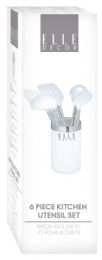 6 Wholesale Chrome Nylon Kitchen Tool Set