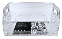 8 Pieces Elle Glacial Cosmetic Organizer 12.4 X 6.3 X 5.9 Inches - Organizer