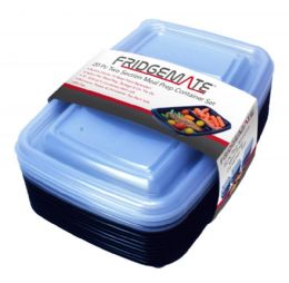 20pc 2-Section Meal Prep Containers With Lids