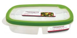 2-Section Plastic Storage Container