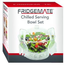 4 of Chilled Serving Bowl Set