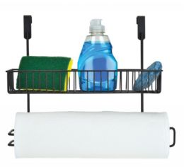 12 of OveR-ThE-Cabinet Hanging Basket W/paper Towel Holder