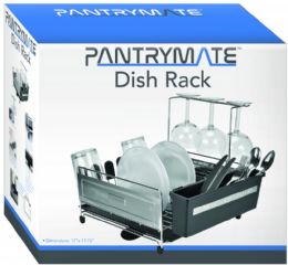 3 of Stianless Steel & Chrome Dish And Glass Rack 17 X 17.75"
