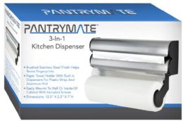 12 of 3-IN-1 Kitchen Dispenser Paper Towel Brushed Stainless Steel