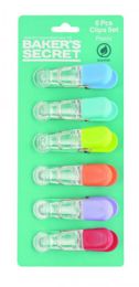 36 Pieces 6 Pc 3.3in Plastic Clips Set - Kitchen Gadgets & Tools