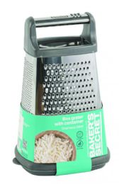 12 Pieces 10.2in 4-Sided Stainless Steel Grater W/plastic Storage - Kitchen Gadgets & Tools
