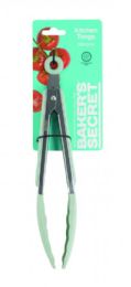 48 of 10.6in Silicone Kitchen Tongs